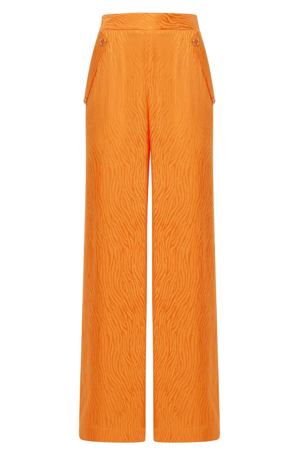 SIMONA CORSELLINI Pantalone in jaquard zebrato